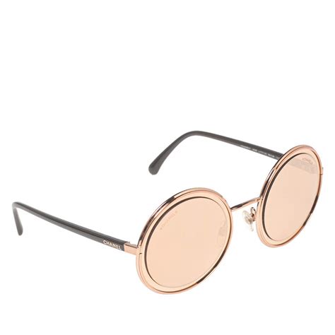 chanel sunglasses rose gold|chanel sunglasses quilted sides.